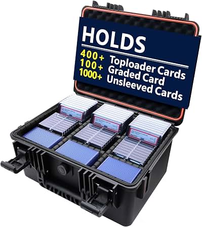 Amazon.com: LOCKCURX Graded Card Storage Box, Heavy-Duty Aluminum